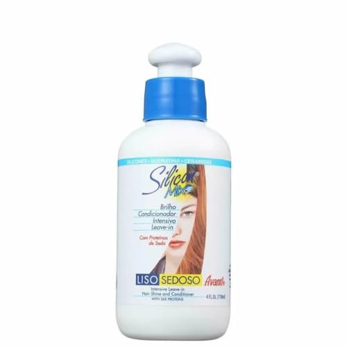 Silicon Mix - Liso Sedoso Leave-in Conditioner con Proteínas de Seda - Unisex - 135 ml - Reparación Profunda y Control del Frizz para Cabello Seco