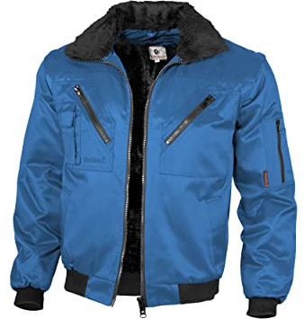 Qualitex - Pilotenjacke 4 in 1 - Kragen und Ärmel abtrennbar - mehrere Farben