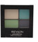 Revlon Lidschatten Palette - Schimmernd, Langanhaltend und Seidig, 4 Farben, Voller Deckkraft, Erwachsene, Grün