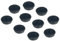 FRANKEN Magnete Stark Rund, 10 Stück, Hochwertige Haftmagnete für Büro und Haushalt mit hoher Haftkraft, ideal für Whiteboards, Kühlschrank, Plantafeln oder Schaukästen, 38 mm, Schwarz, HMS36 10