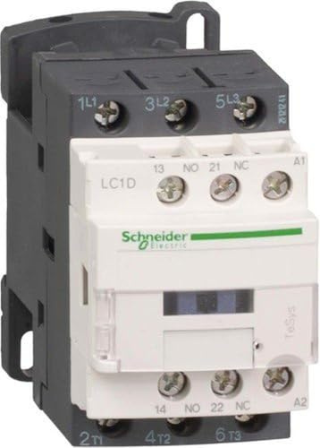 Schneider LC1D09D7 9 A 3P AC3 TeSys AC Coil D Contactor, 42 V, White