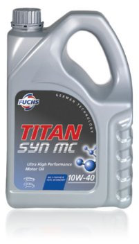 Leichtlauf Motoröl - FUCHS TITAN SYN MC SAE 10W-40, 4 Liter Kst.