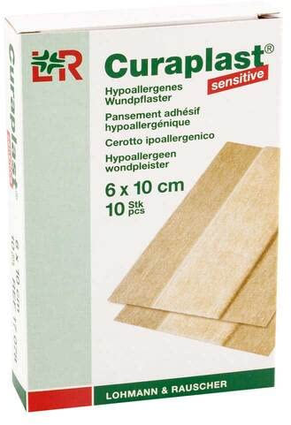 CURAPLAST Wundschnellverb.sensitiv 6x10 cm 1 m 10 St