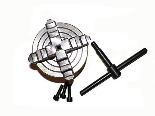 Portabrocas de torno independiente de 4 mandíbulas de 3 pulgadas (7.6 cm)