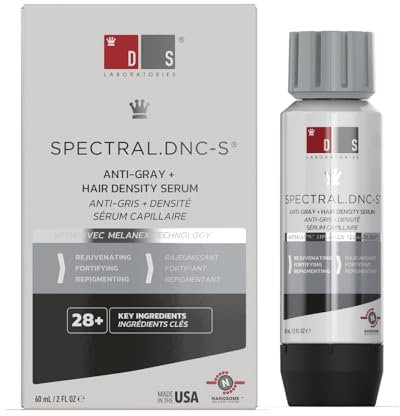 Spectral.DNC-S Suero Tópico Para Combatir La Apariencia De Canas y para Apoyar El Crecimiento Del Cabello - Restaurador De Color, Para Cabello Más Grueso Y Más Fuerte (60 ml) de DS Laboratories