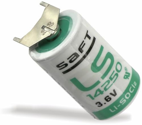Saft LS 14250 3PF Spezial-Batterie 1/2 AA U-Lötpins Lithium 3.6 V 1200 mAh 1 St.
