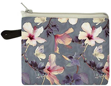 Schlüsselanhänger Nähset Portemonnaie Schlüsseletui Schlüsselmäppchen Schlüsseltasche Blume bunt Flower 2 [024]