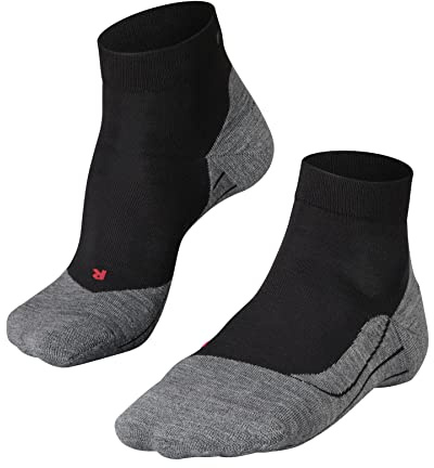 FALKE RU4 Endurance Short M Sso coton anti-ampoule 1 paire, Chaussettes de course Homme, Noir Black-Mix 3010, 46-48