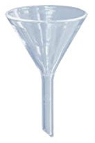 1 x Glastrichter Ø 30mm - Kalk-Soda-Glas - 60° Winkel - Glas-Trichter - Trichter aus Glas