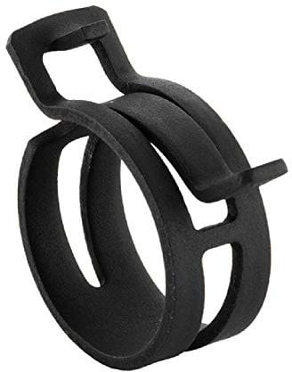 Mikalor 2 x 44mm Heavy Duty Spring Band Clamp Radiator Pipe Air Oil Fuel DIN 3021