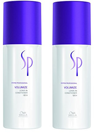 2x Wella SP System Professional Care Volumize Leave-In Conditioner 150 ml