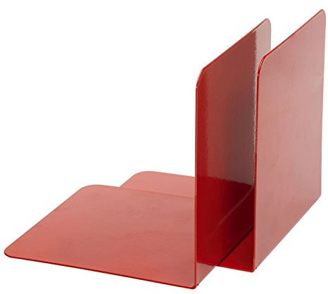 ALCO-Albert 4302-12 Buchstützen aus Metall 130x140x140 mm, Inh.2, rot