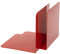 ALCO-Albert 4302-12 Buchstützen aus Metall 130x140x140 mm, Inh.2, rot