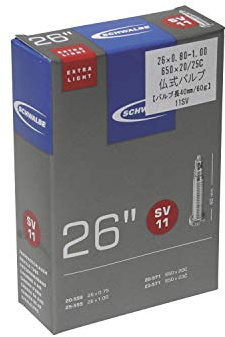 Schwalbe Fahrradschlauch SV11 Extra Light 20/25-559/571 EK 40 mm, 10422313