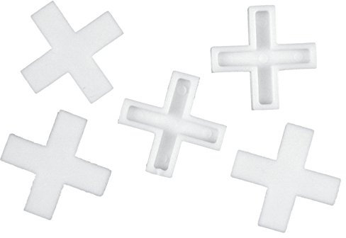 Connex Fliesenkreuze 2,0 mm - Praktisches Set mit 200 Stück - Aus robustem Kunststoff - weiß / Fliesenzubehör / Fliesenverlegehilfe / Fliesen-Abstandhalter / COX792006