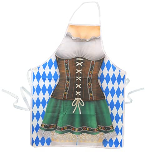 Beistle Novelty Polyester Fabric Fraulein Apron German Theme Oktoberfest Party Costume Accessory