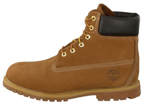 Timberland 6 in Premium Waterproof (Wide Fit) - Stivali Classici Donna, Marrone (Rust Nubuck), 39 EU