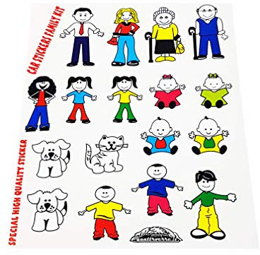 Quattroerre 1201 Family Kit Car Stickers