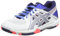 Asics Damen Gel-Task Volleyballschuhe, Weiß (White/Powder Blue/Flash Coral 0147)