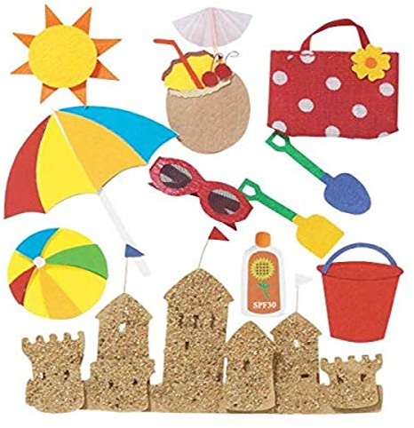 Jolee's Boutique Dimensional Stickers, Fun At The Beach, Bright