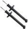 BESTPRICE 2x Öldruck Stoßdämpfer hinten Federbein, Kompatibel mit SEAT TOLEDO 1 VW GOLF 2, GOLF 3 (1H1) (1E7), GOLF 4 Cabrio (1E7), JETTA 2, VENTO