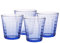 Duralex Confezione 4 bicchiere vetro prisme marine cl27,5