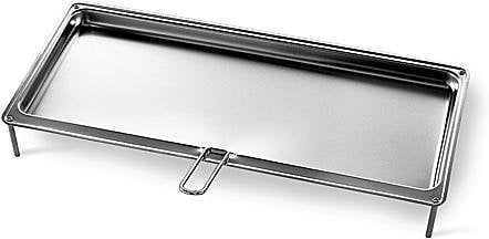 LECCARDA IN ACCIAIO PER BARBECUE IN MURATURA 55X29X7,3 CM SUNDAY GRILL