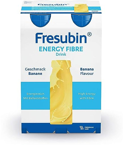 Fresenius Kabi Fresubin Energy Fibre Drink Banane Trinkflasche, 4 x 200 ml, 1er Pack (1 x 2,75 kg)