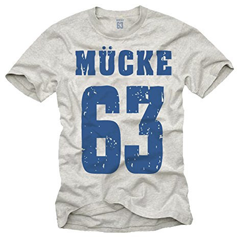 Coole Spencer T-Shirts grau MÜCKE 63 T-Shirt Größe S