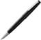 Lamy 2000 black Füller – edler Füllfederhalter im robusten Gehäuse aus Polycarbonat – 14 kt. Goldfeder, partiell platiniert & in Strichbreite M