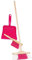 Toys Pure Kids - Set da Gioco per Bambini, Paletta e Scopa, Colore: Rosa