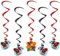 Ladybug Whirl Decorations-5 Per Unit