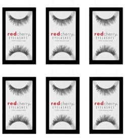 Red Cherry #213 False Eyelashes (Pack of 6 Pairs)