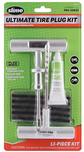 Slime 20290-1 Tire Plug Kit Pro Series, Ultimate Reamer Plugger Set
