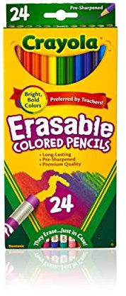 Crayola borrable lápices de colores (Pack de 24) , color/modelo surtido