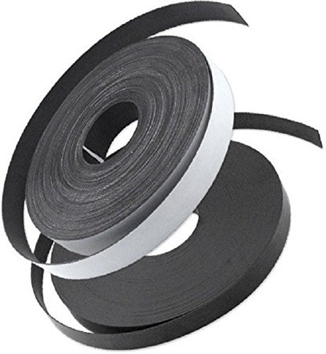 Magnetband selbstklebend | Typ A + B | 1,5 mm x (25,4mm + 12,7mm) x 10m