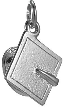 TheCharmWorks 925 Sterlingsilber Doktorhut Charm Anhänger