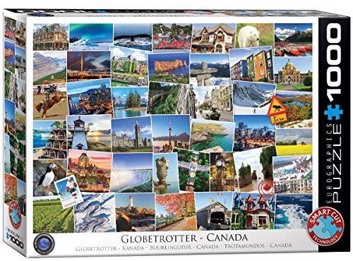 Eurographics 6000-0780 Canada - Globetrotter Puzzle, Various, 48 x 68 cm