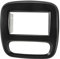 tomzz Audio 2439-003 Doppel DIN Radioblende kompatibel mit Opel Vivaro B ab 2014 Renault Trafic III ab 2014 FIAT Talento ab 2016 schwarz Klimaanlage manuell