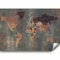 Fototapete murando - Vlies Weltkarte 150x105 cm - Foto Tapete Schlafzimmer Wohnzimmer Moderne Vliestapete XXL Wandtapete Motivtapeten Bildtapete 3d Effekt Wand Dekoration - Welt Karte k-A-0057-a-b