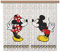 AG Design Disney Mickey Mouse und Minnie Mouse Polyester Vorhänge Kinderzimmer 180 x 160 cm Gardinen 2 Teilen | FCSXL 4371