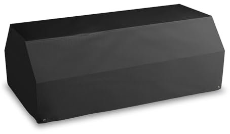 Bosmere All-Weather Picnic Table Cover, 100% Waterproof, UV Protected, Heavy Duty 600D Oxford Fabric, L183 W145 H76cm, A630C, Charcoal