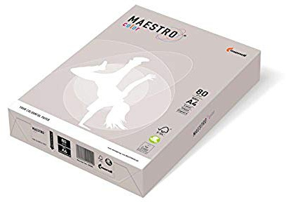 Kopierpapier MAESTRO® color, intensivfarben, A4, 80 g/qm, grau