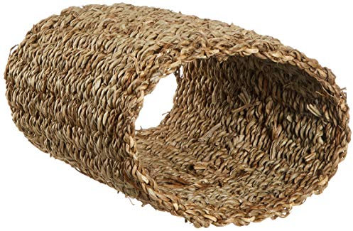 Rosewood Naturals Sea Grass Tunnel, Small Animal Activity Toy, House and Hideout, for Guinea Pigs, Chinchillas, Degus, Rats and Ferrets, Medium