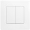 Legrand LEG96501 Double Va et vient complet éclat Niloe