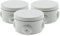 Lot 3 boîtes de dérivation IP55 Ø80x40mm - Gris - Zenitech