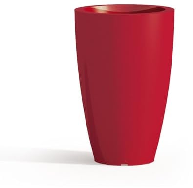 Tekcnoplast PRISMA ROUND ROSSO - Ø 33 cm. - H 50 cm