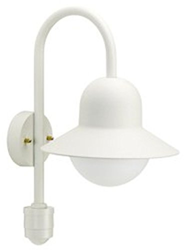 Albert 680661 Laterne, Aluminium, E27, 41,5 cm, weiß