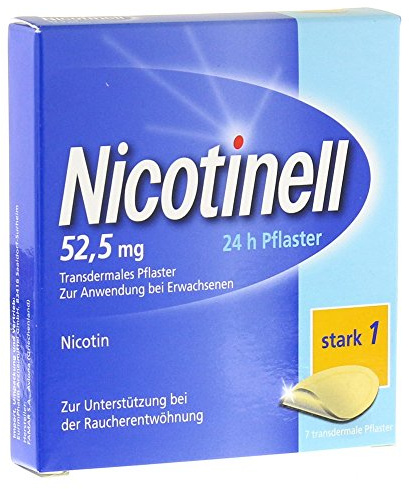 NICOTINELL 52,5mg 24-Stunden Pflaster transdermal 7St 1261984