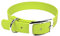 LENNIE BioThane Halsband, Dornschnalle, 19 mm breit, Größe 34-40 cm, Neon-Gelb, Aufdruck möglich
